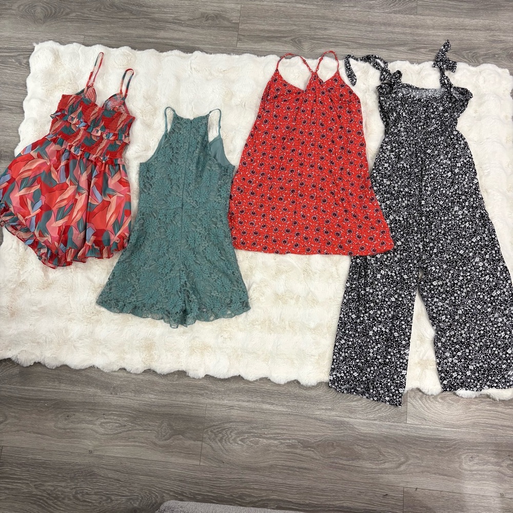 Luxxel|eyeshadow|miami lot of 4 jumpsuit romper mini dress - small - Picture 10 of 10